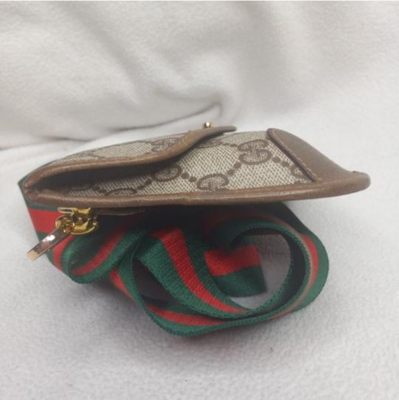 Authentic Vintage Gucci GG Monogram Web Ophidia Neo Clutch Fanny Bum Waist Belt - Picture 6 of 12